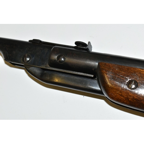 235 - A .22'' DIANA MODEL 22 AIR RIFLE, made in Germany,  in good working order with very little loss of i... 