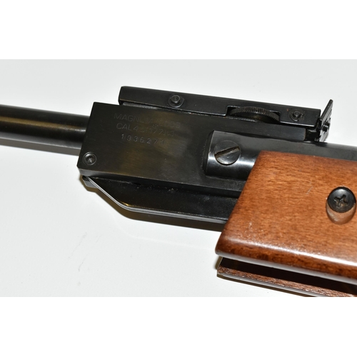 235 - A .22'' DIANA MODEL 22 AIR RIFLE, made in Germany,  in good working order with very little loss of i... 