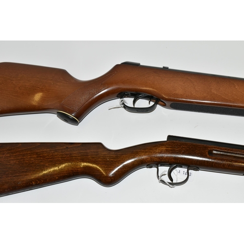 235 - A .22'' DIANA MODEL 22 AIR RIFLE, made in Germany,  in good working order with very little loss of i... 