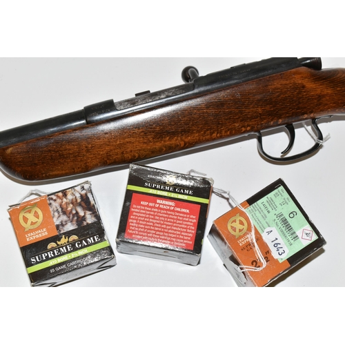 237 - A .410'' WEBLEY & SCOTT BOLT ACTION SHOTGUN, proved for use with 2½'' cartridges, serial number 4973... 