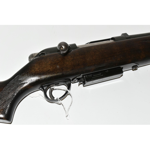 238 - A 12 BORE STEVENS MODEL 58D BOLT ACTION SHOTGUN,  fitted with a non-detachable magazine which is sta... 