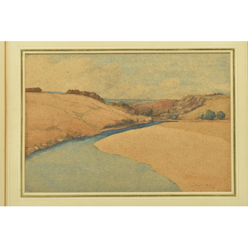 270 - MARTIN HARDIE (1875-1952) 'ROSBIQUOT BAY', a French river landscape, signed and dated 1920 bottom ri... 