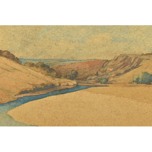 270 - MARTIN HARDIE (1875-1952) 'ROSBIQUOT BAY', a French river landscape, signed and dated 1920 bottom ri... 