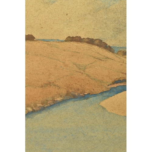 270 - MARTIN HARDIE (1875-1952) 'ROSBIQUOT BAY', a French river landscape, signed and dated 1920 bottom ri... 