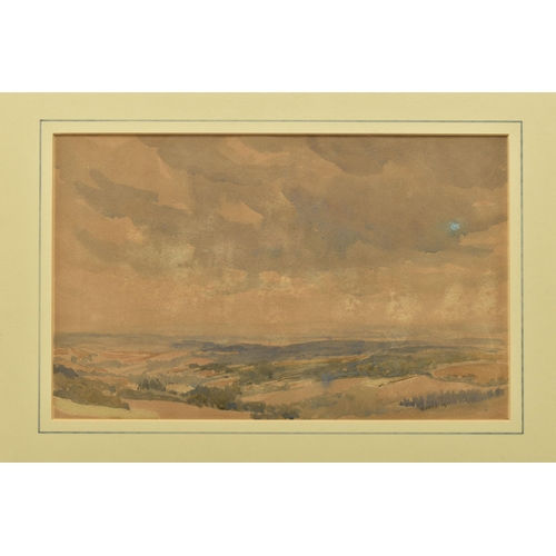 291 - RONALD GRAY (1868-1951) 'NEAR CROWBOROUGH', an East Sussex landscape, signed and dated 1911 bottom r... 