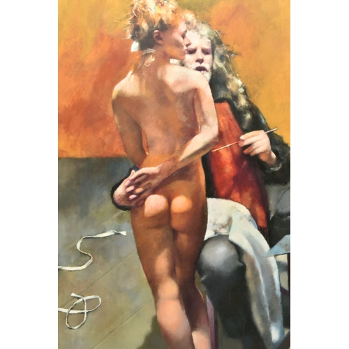 325 - ROBERT LENKIEWICZ (BRITISH 1941-2002) 'THE PAINTER WITH PAULA' self-portrait with model, limited edi... 