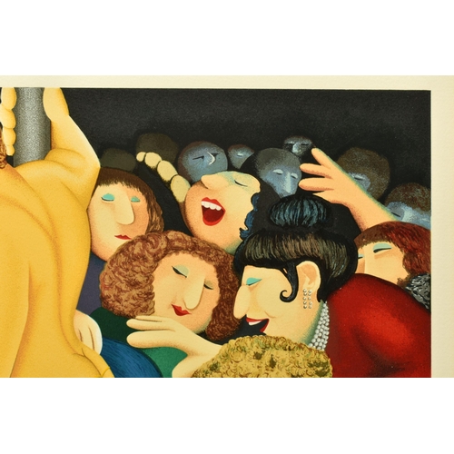 340 - BERYL COOK (BRITISH 1926-2008) 'LADIES NIGHT' SIGNED LIMITED EDITION PRINT, depicting a group of fem... 