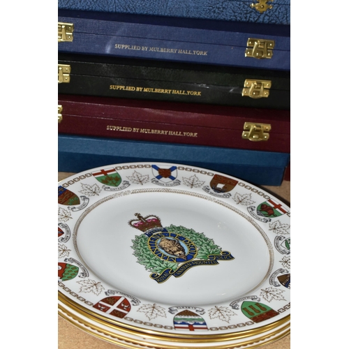 365 - A GROUP OF SIXTEEN INDIVIDUALLY CASED SPODE LIMITED EDITION COLLECTOR'S PLATES, comprising 'The Roya... 