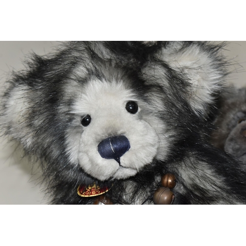 377 - THREE CHARLIE BEARS, designed by Isabelle Lee, CB404830 Oakley, CB614892 Lorna, CB125000 celeste, al... 