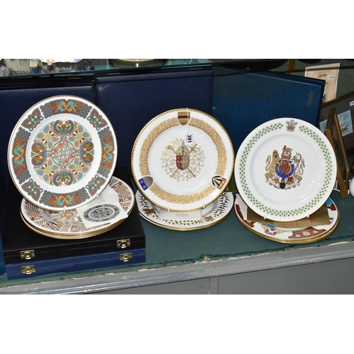 391 - TEN INDIVIDUALLY CASED SPODE LIMITED EDITION COLLECTOR'S PLATES, comprising The Lichfield Cathedral ... 