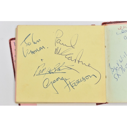 174 - BEATLES AUTOGRAPHS, an autograph book containing the signatures of John Lennon, Paul McCartney, Geor... 