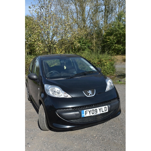 1003 - A PEUGEOT 107 URBAN ELITE HATCHBACK, REGISTRATION NUMBER FY09 YLD, 3 doors, 998cc petrol engine, 5 s... 