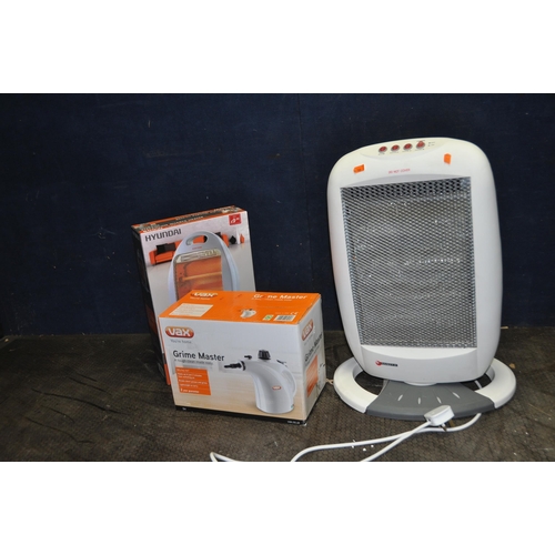 1135 - A CONNECT-IT HALOGEN HEATER (PAT pass and working) a sealed boxed Hyundai halogen heater and a seale... 