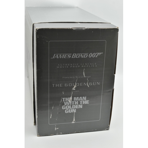 7 - 007 / JAMES BOND INTEREST: A BOXED AND CASED LIMITED EDITION 18CT GOLD PLATED 1:1 SCALE AUTHENTIC MO... 