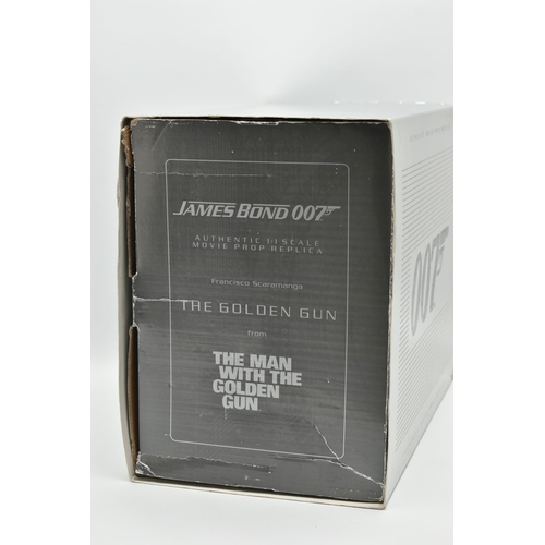 7 - 007 / JAMES BOND INTEREST: A BOXED AND CASED LIMITED EDITION 18CT GOLD PLATED 1:1 SCALE AUTHENTIC MO... 