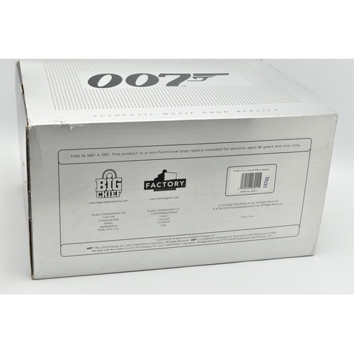 7 - 007 / JAMES BOND INTEREST: A BOXED AND CASED LIMITED EDITION 18CT GOLD PLATED 1:1 SCALE AUTHENTIC MO... 