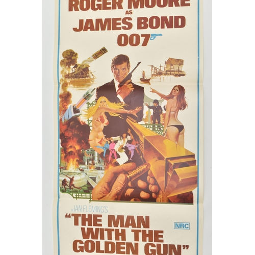 8 - 007 / JAMES BOND INTEREST: THE MAN WITH THE GOLDEN GUN, AN AUSTRALIAN DAYBILL FILM POSTER, 1974, sta... 