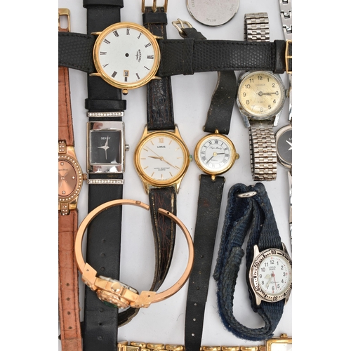 147 - A BAG OF ASSORTED WRISTWATCHES, mainly womens watches, names to include 'Reflex, Sekonda, Lorus, Cit... 