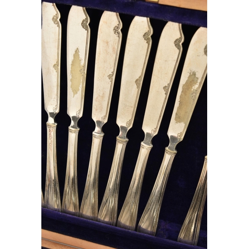 235 - ASSORTED CUTLERY, to include two wooden canteens of cutlery, two cased sets of cutlery, (some pieces... 