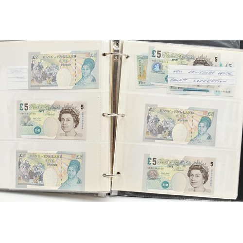 245 - A BANKNOTE ALBUM CONTAINING, United Kingdom and Ireland from 1914 onward to include Bradbury 10/- pr... 