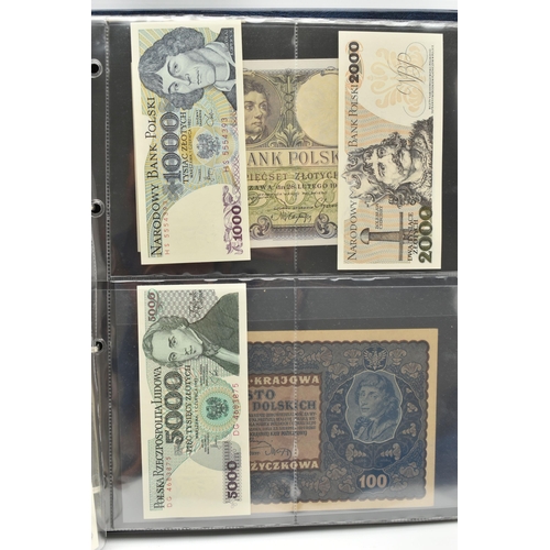 246 - TWO WORLD BANKNOTE ALBUMS CONTAINING USED AND UNCIRCULATED NOTES, to include 6x Checkslovakia  Speci... 