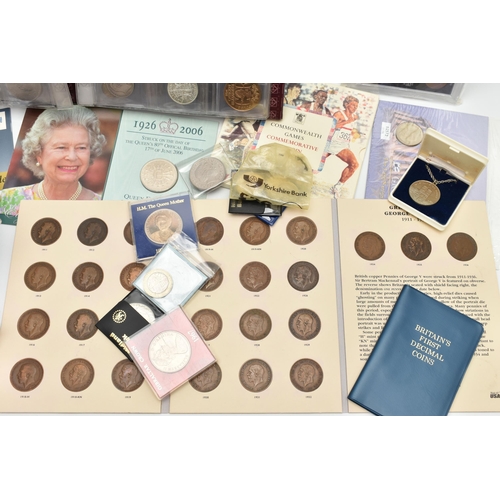 247 - A LARGE PLASTIC BOX OF MIXED COINS, to include, two Retro pattern coin collections Edward VIII Three... 