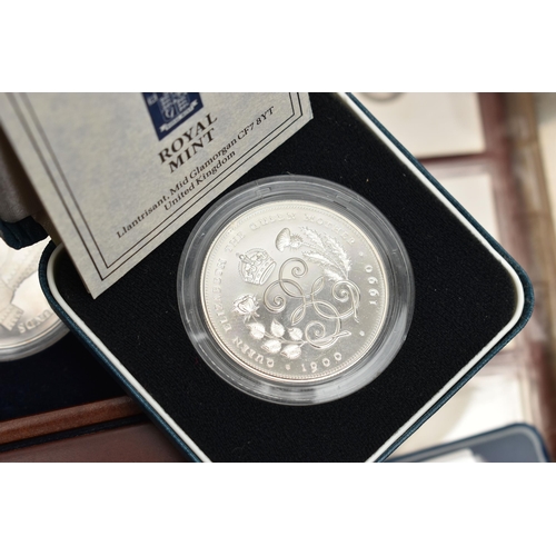 248 - AN ALBUM OF SILVER PROOF WINSTON CHURCHILL CENTENARY CROWN SIZE MEDALS, to include 24 Sterling silve... 