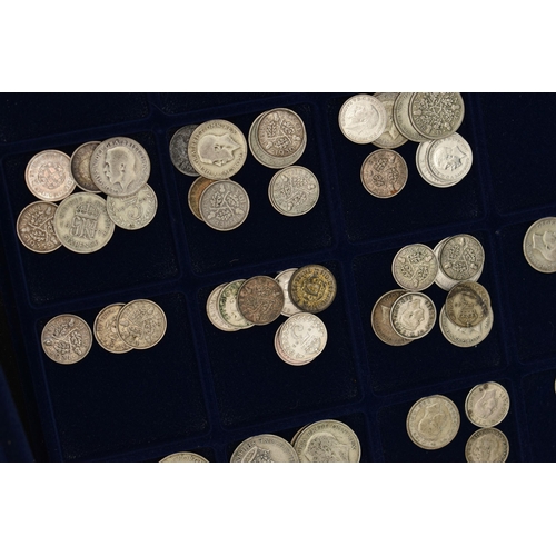 249 - TWO ALLUMINIUM CASES FILLED WITH MAINLY SILVER CONTENT UK COINAGE, to Include some high grade coins,... 