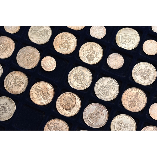 249 - TWO ALLUMINIUM CASES FILLED WITH MAINLY SILVER CONTENT UK COINAGE, to Include some high grade coins,... 