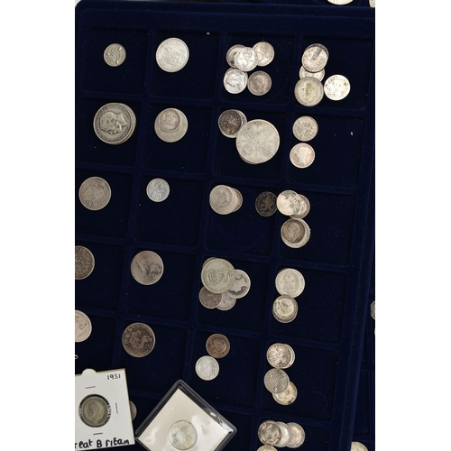 249 - TWO ALLUMINIUM CASES FILLED WITH MAINLY SILVER CONTENT UK COINAGE, to Include some high grade coins,... 