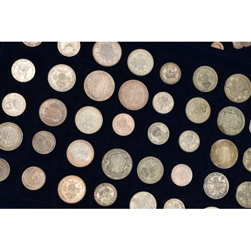 249 - TWO ALLUMINIUM CASES FILLED WITH MAINLY SILVER CONTENT UK COINAGE, to Include some high grade coins,... 