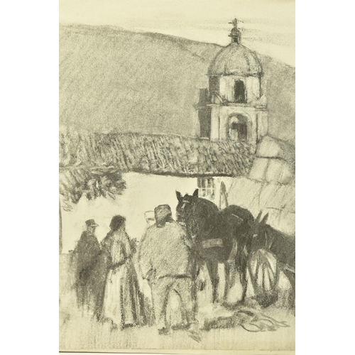 320 - CIRCLE OF JAMES KERR LAWSON (1864-1939) THREE UNSIGNED PREPARATORY SKETCHES, comprising a study of a... 