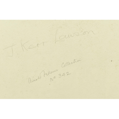 320 - CIRCLE OF JAMES KERR LAWSON (1864-1939) THREE UNSIGNED PREPARATORY SKETCHES, comprising a study of a... 