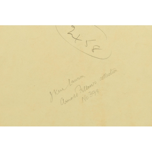 320 - CIRCLE OF JAMES KERR LAWSON (1864-1939) THREE UNSIGNED PREPARATORY SKETCHES, comprising a study of a... 