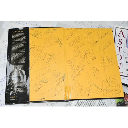 437 - A COLLECTION OF ASTON VILLA PLAYER AUTOGRAPHS AND PHOTOGRAPHS, mainly from the early 2000's onwards,... 