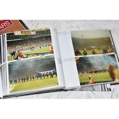 437 - A COLLECTION OF ASTON VILLA PLAYER AUTOGRAPHS AND PHOTOGRAPHS, mainly from the early 2000's onwards,... 