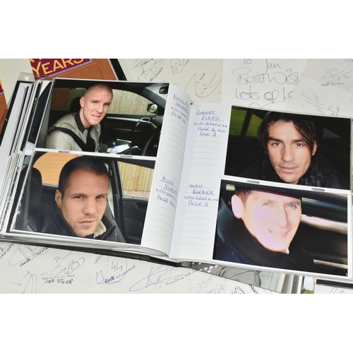 437 - A COLLECTION OF ASTON VILLA PLAYER AUTOGRAPHS AND PHOTOGRAPHS, mainly from the early 2000's onwards,... 