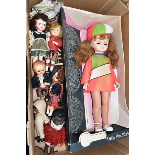 538 - A BOXED 1960'S ROSEBUD LITTLE MISS WORLD DOLL, Cat. No. 4G-01, appears complete and looks to have ha... 