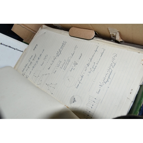 544 - THREE BOXES OF MINING EPHEMERA to include NCB Works Reports, NCB Staff College Management Courses, C... 