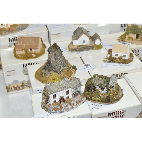 558 - THIRTY ONE LILLIPUT LANE SCULPTURES FROM SOUTH WEST, IRISH AND WELSH COLLECTION, no deeds, comprisin... 