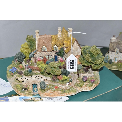 565 - NINETEEN BOXED LILLIPUT LANE SCULPTURES FROM VARIOUS COLLECTIONS, comprising ten from British Collec... 