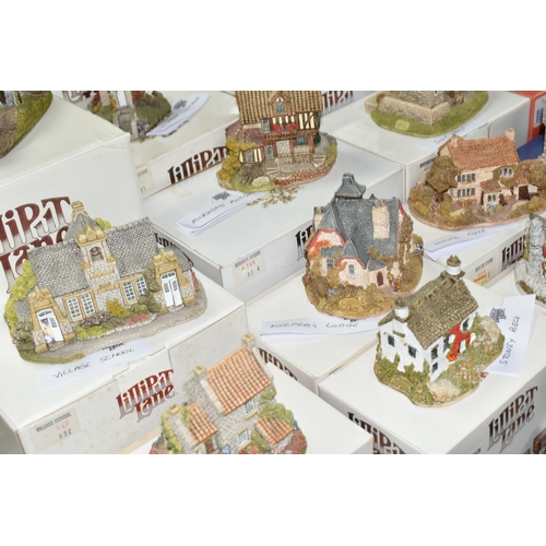 567 - TWENTY ONE BOXED LILLIPUT LANE SCULPTURES FROM THE NORTH COLLECTION, comprising Rydal View, Ship Inn... 