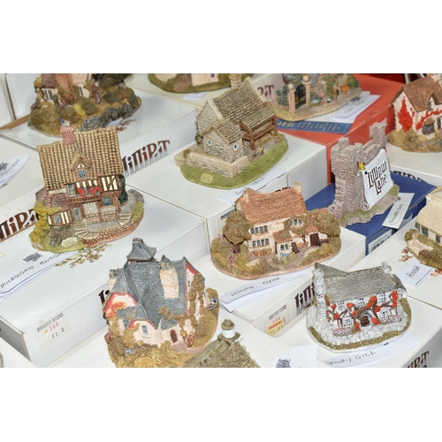 567 - TWENTY ONE BOXED LILLIPUT LANE SCULPTURES FROM THE NORTH COLLECTION, comprising Rydal View, Ship Inn... 