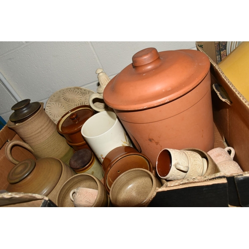 608 - SIX BOXES OF ASSORTED DINNER AND TEA WARES ETC, to include Johnson Brothers 'Pareek' dinner wares, T... 