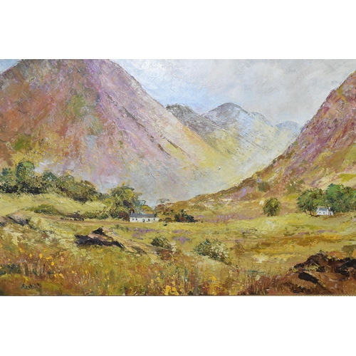 631 - A QUANTITY OF PICTURES AND PRINTS ETC, to include an impressionist style Scottish landscape 'Glencoe... 