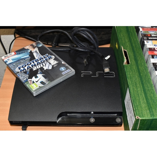 647 - PS3 CONSOLE AND GAMES, includes some PC titles, PS3 games include FIFA 10, Call Of Duty 4 Modern War... 