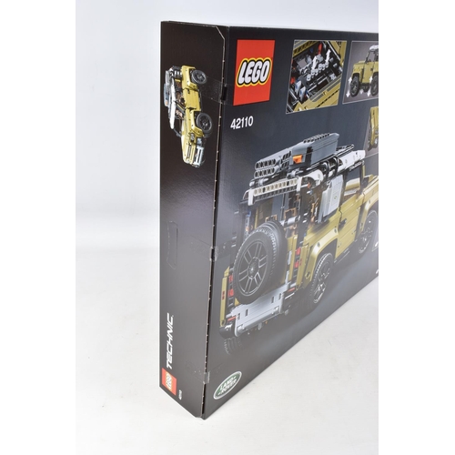 12 - A LEGO TECHNIC LAND ROVER DEFENDER MODEL KIT, numbered 42110, factory sealed box with seal number 32... 