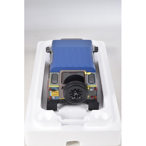 13 - A BOXED ALMOST REAL PAUL SMITH + LAND ROVER DEFENDER 90 2015 1:18 SCALE DIECAST MODEL VEHICLE, numbe... 