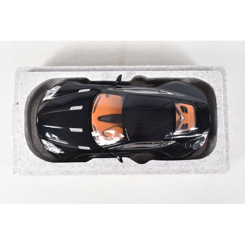 15 - A BOXED AUTOART SIGNATURE MODEL ASTON MARTIN ONE-77, 1:18 scale, numbered 70241, in black pearl, app... 