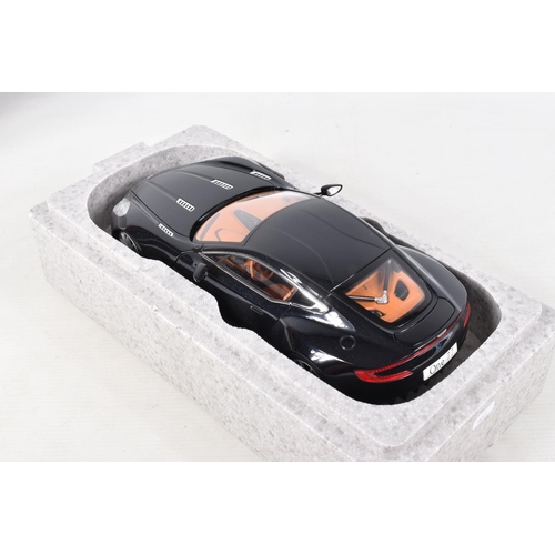 15 - A BOXED AUTOART SIGNATURE MODEL ASTON MARTIN ONE-77, 1:18 scale, numbered 70241, in black pearl, app... 